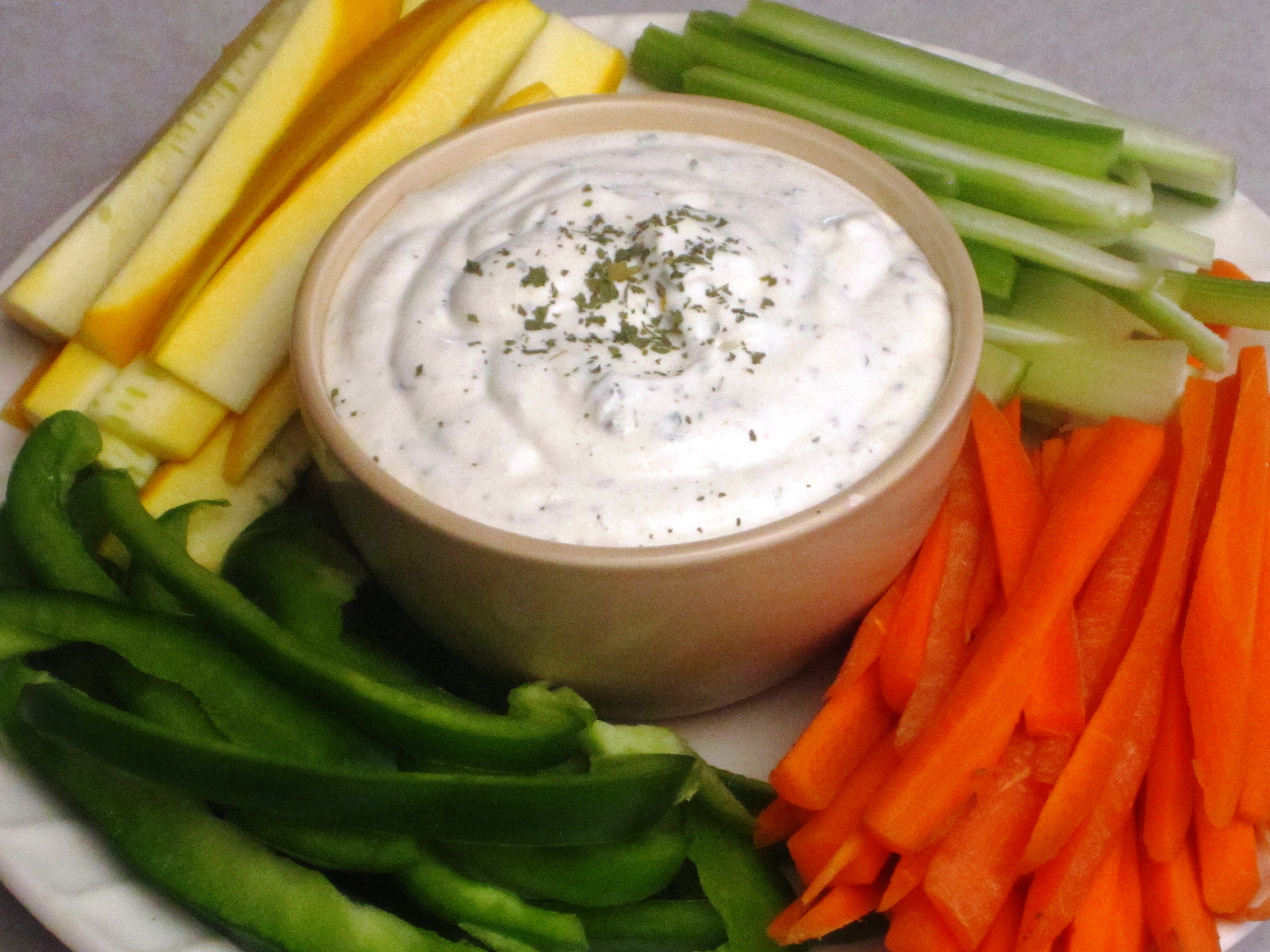 a simple {real food} recipe :: homemade ranch dressing and veggie dip ...
