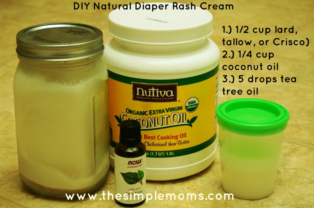 a simple DIY :: all natural diaper rash