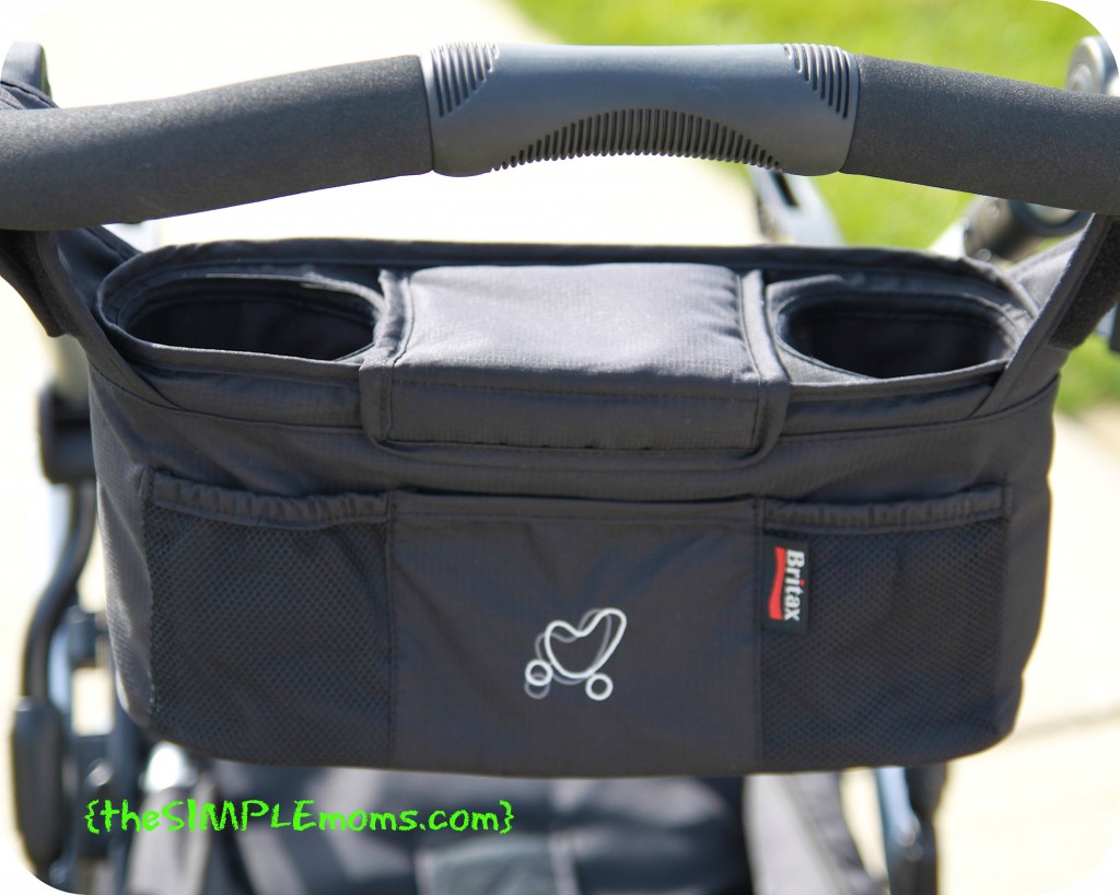 britax stroller organizer with cup holders