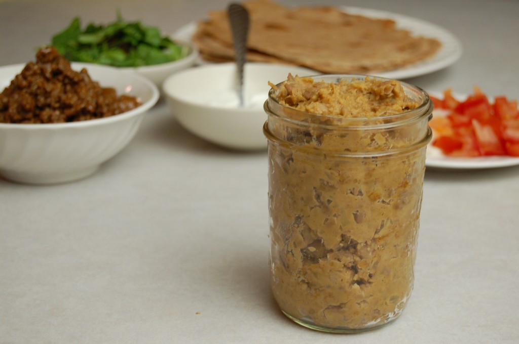 a simple real food recipe :: batch cooking pintos :: sprouted refried beans