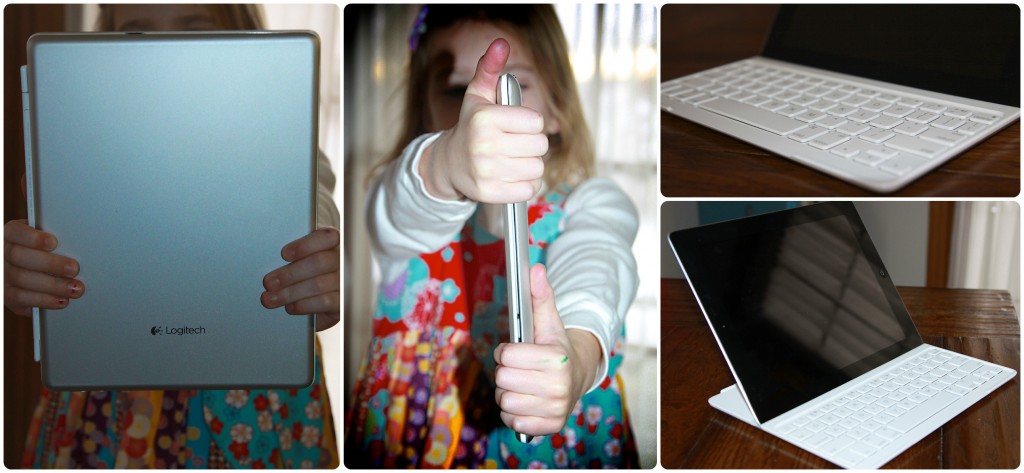 logitech ultrathin keyboard cover collage