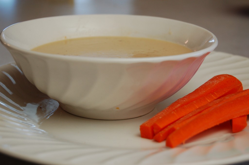 a simple real food recipe :: sprouted white bean and garlic soup