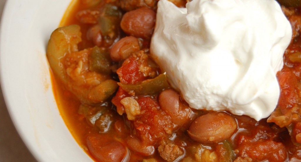 a simple real food recipe :: batch cooking sprouted red beans :: chili