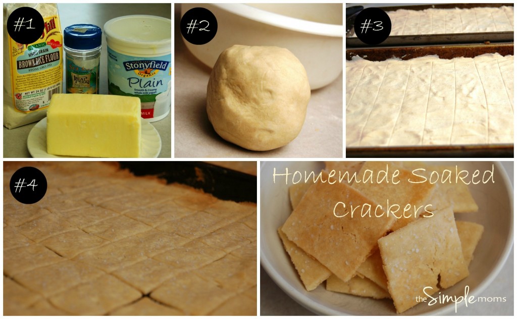 a simple real food recipe :: homemade soaked crackers