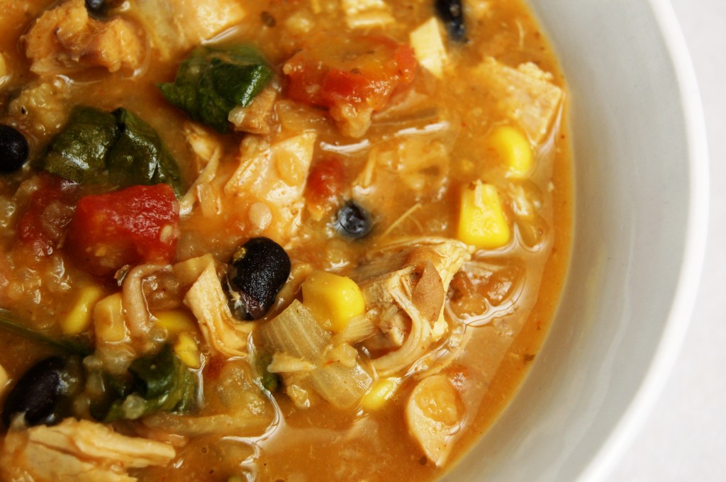 a simple real food recipe :: crockpot fiesta soup