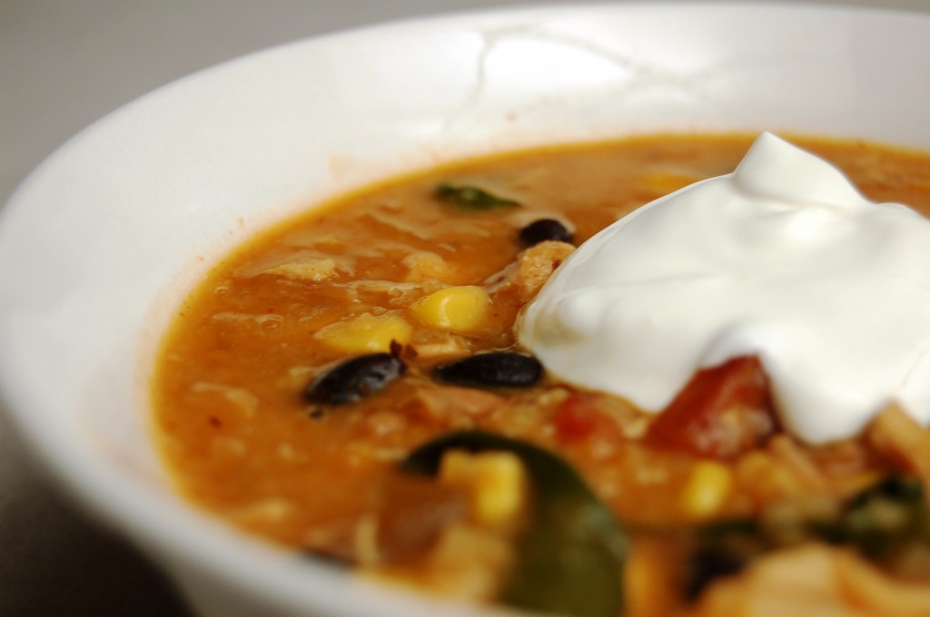a simple real food recipe :: crockpot fiesta soup