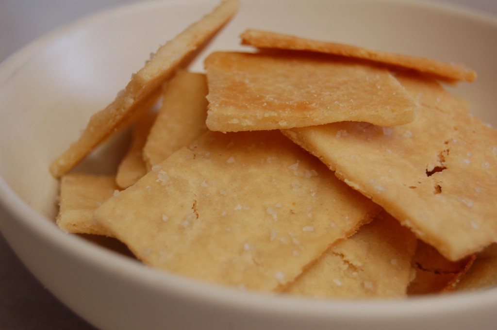 a simple real food recipe :: homemade soaked crackers