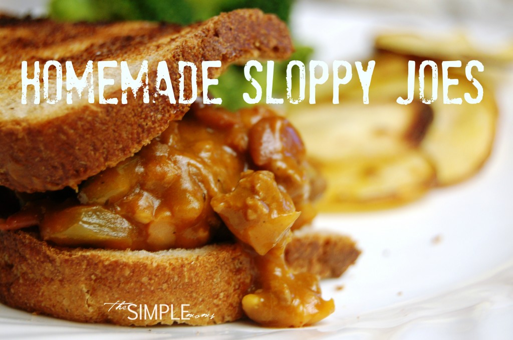 a simple real food recipe :: sloppy joes :: grain free options