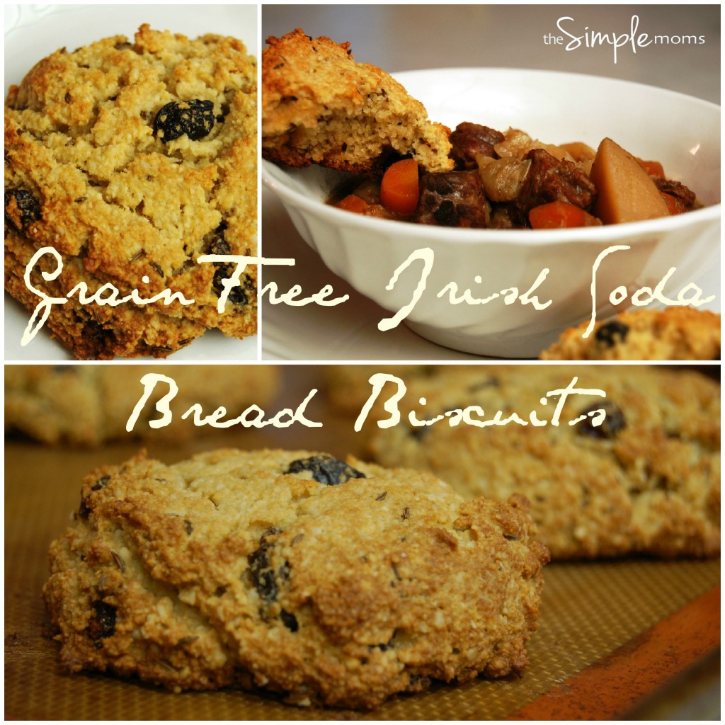a simple real food recipe :: grain free irish soda bread biscuits :: allergen free options