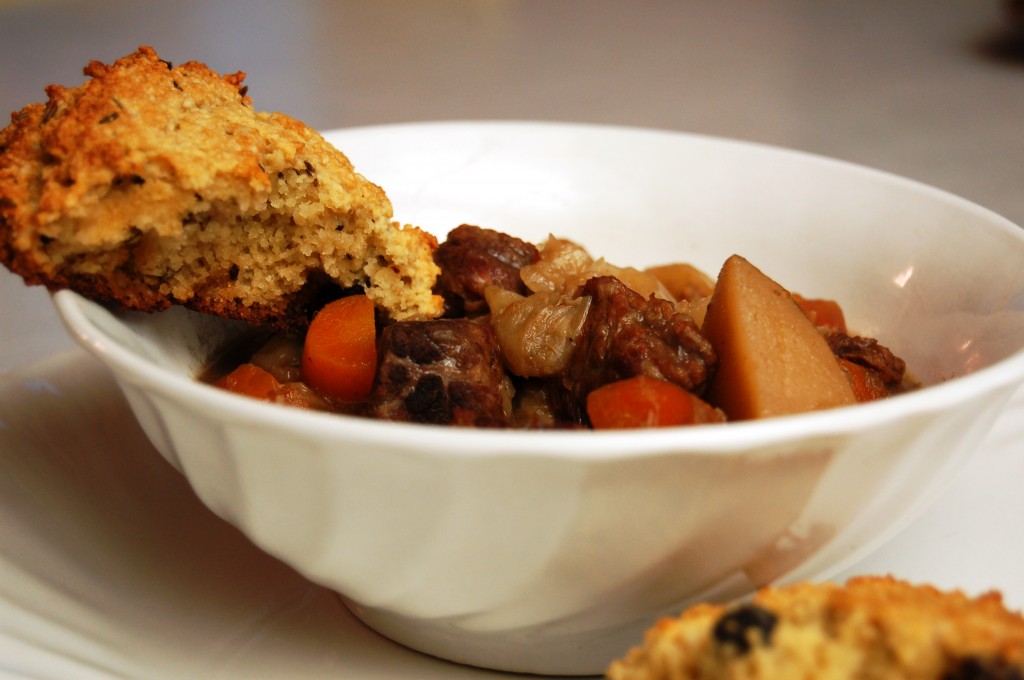 a simple real food recipe :: grain free irish soda bread biscuits :: allergen free options