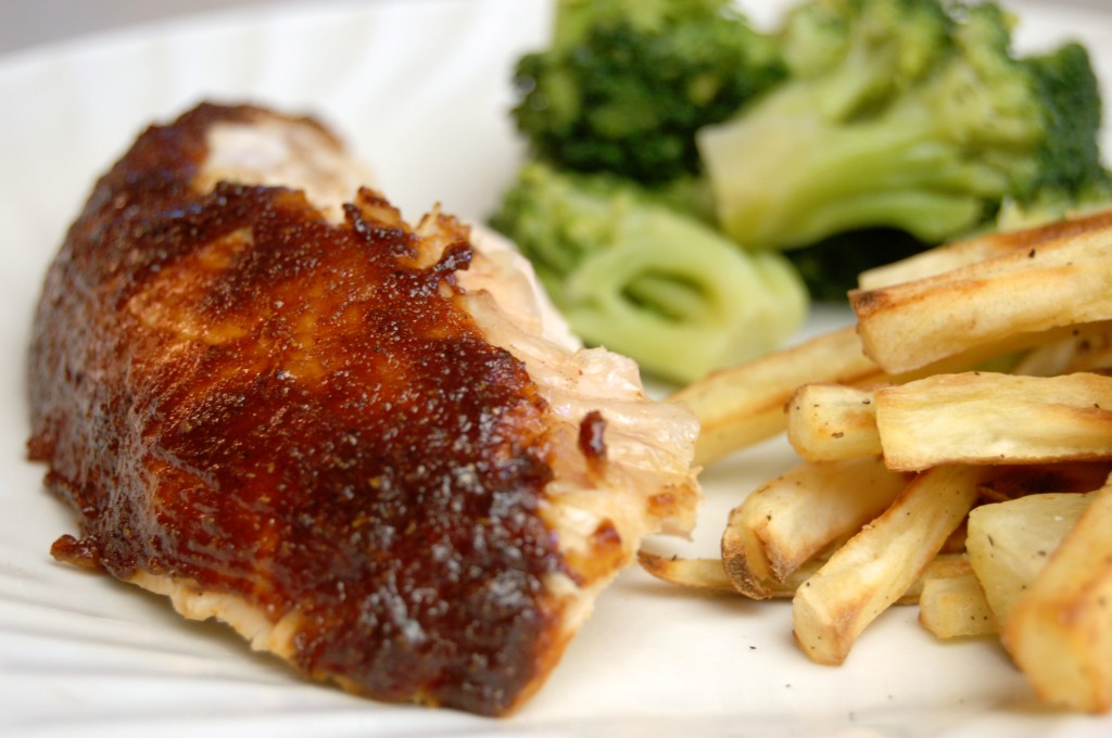 a simple real food recipe :: slow baked barbeque chicken