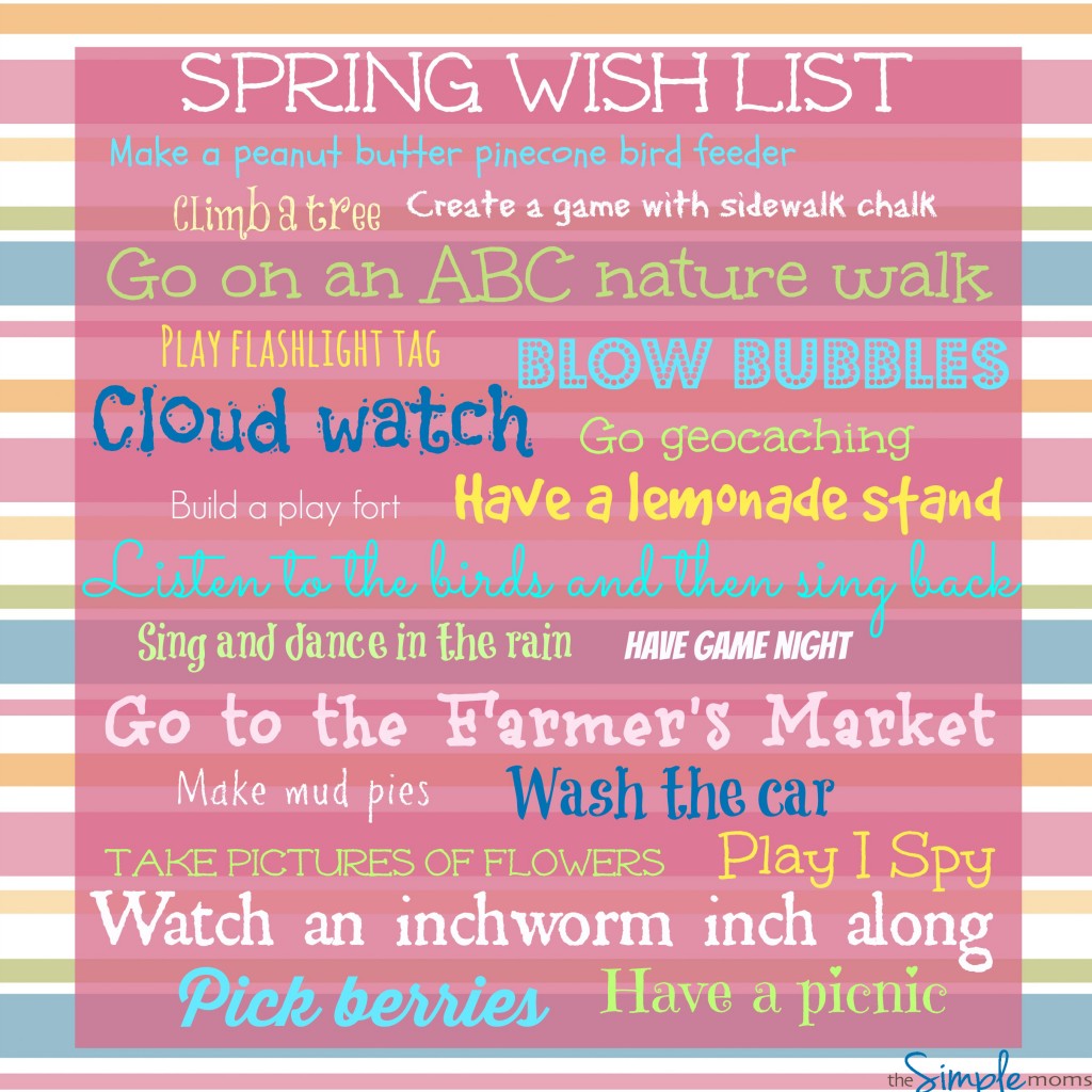 spring wish list