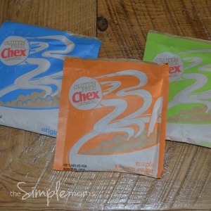 Gluten Free Chex Oatmeal packet trio collage