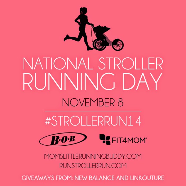 National Stroller Running Day Button