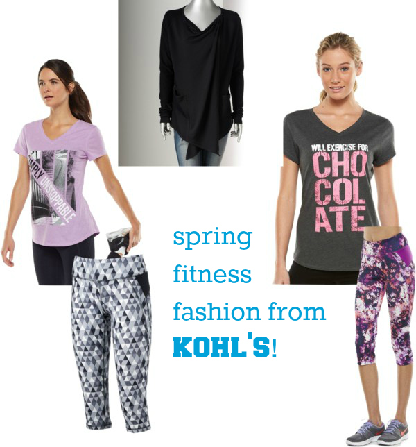 spring fitness fashion from kohls