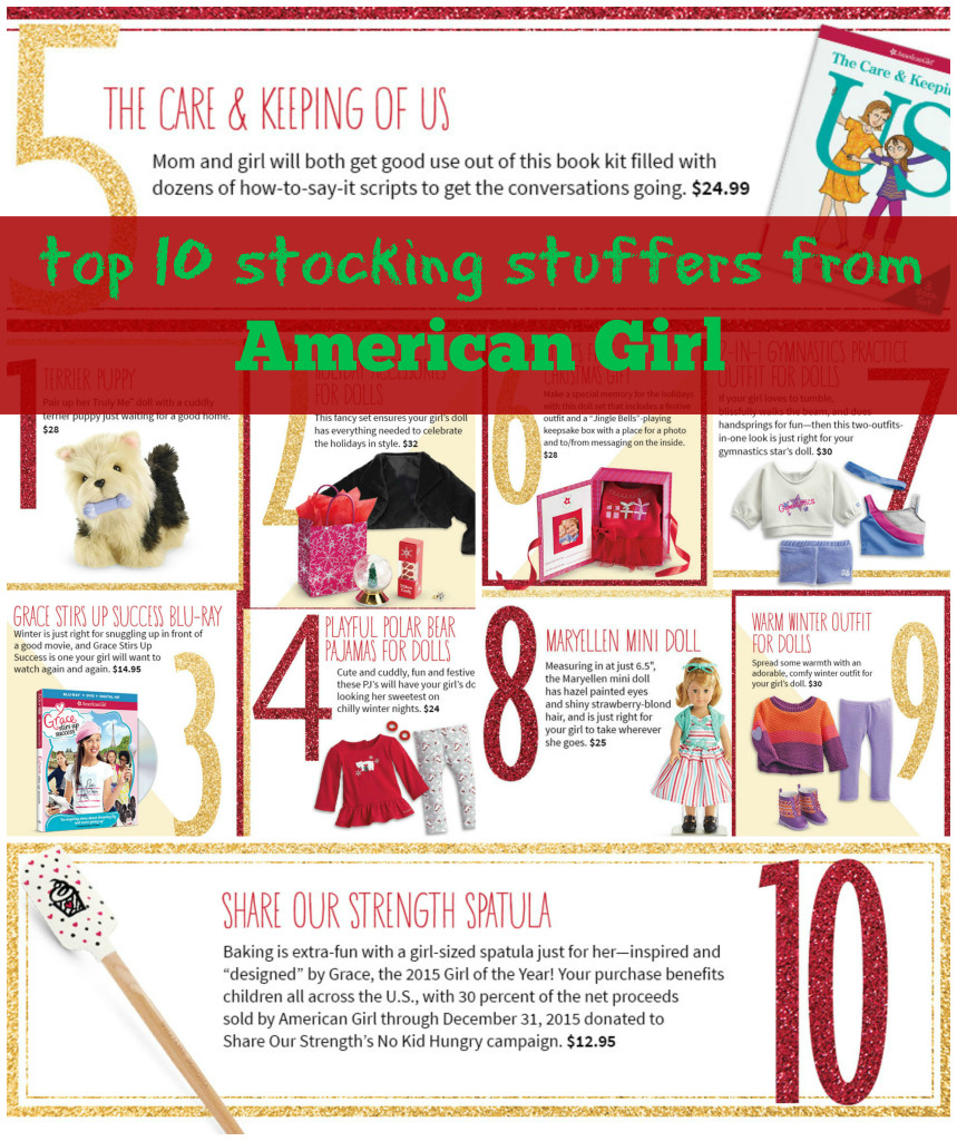 top 10 stocking stuffers from american girl