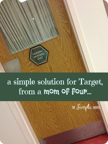 a simple solution for Target from a mom of four
