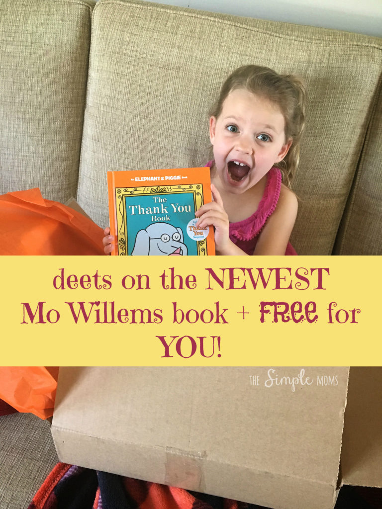 The Thank You Book from Mo Willems Giveaway