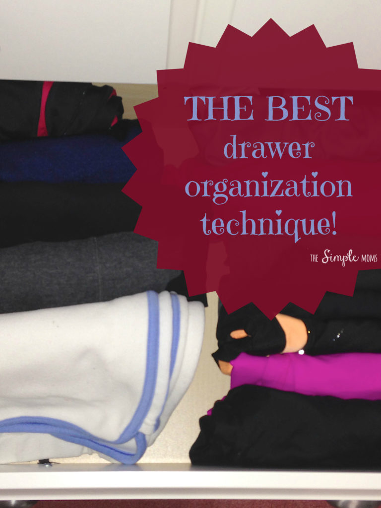 The best drawer organization technique