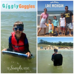 Lake MI giggly goggles