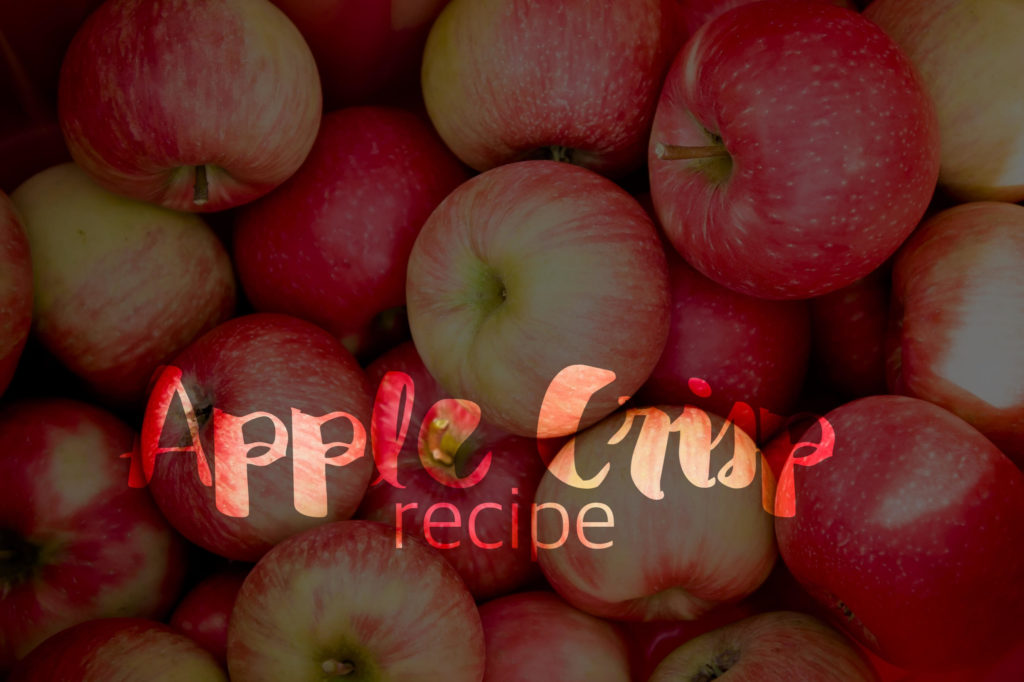 a simple recipe :: apple crisp