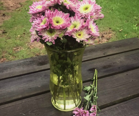 DIY Seaglass Vase
