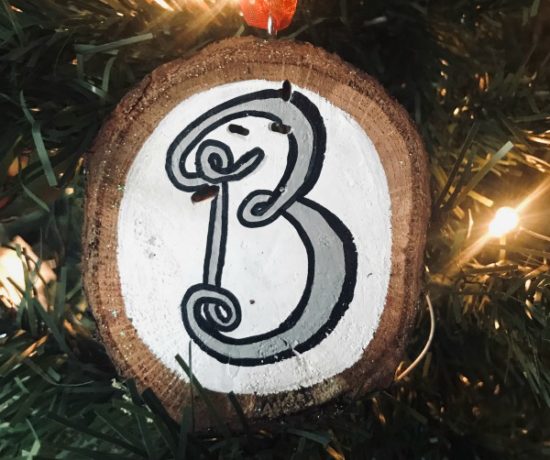 DIY Wood Slice Ornament