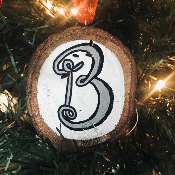 DIY Wood Slice Ornament