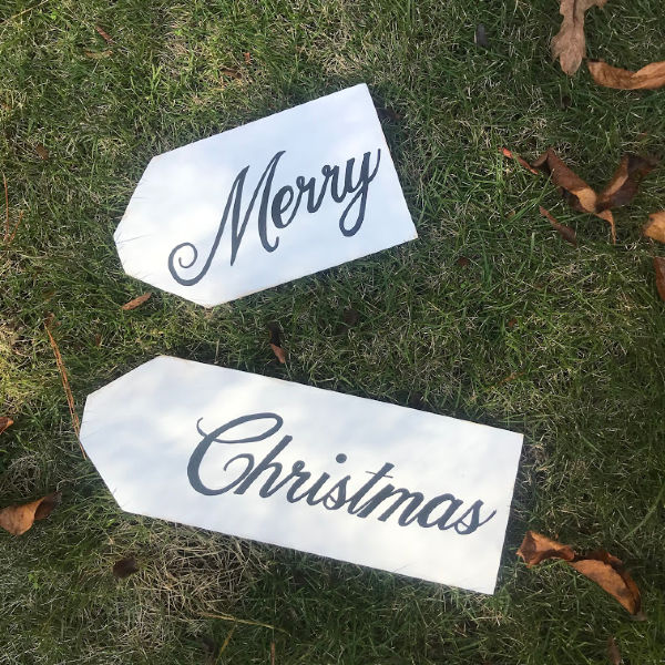 DIY Merry Christmas Tag
