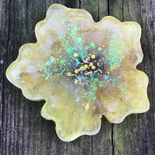 Resin Flower Coaster