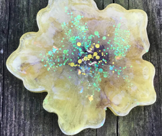 Resin Flower Coaster
