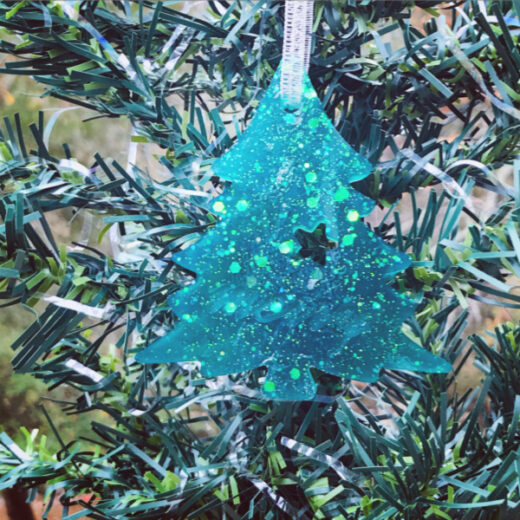 Resin Christmas Tree Ornament