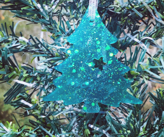 Resin Christmas Tree Ornament