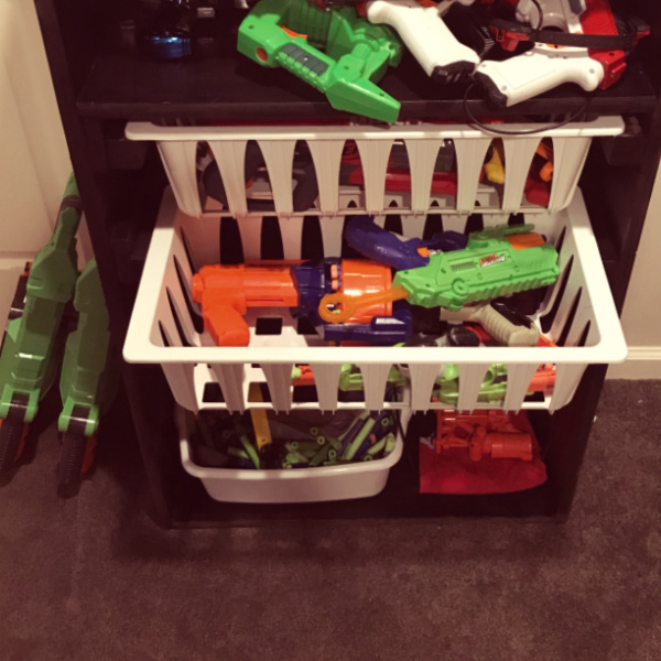 Nerf Gun Toy Organizer / Amazon Com Nerf Elite Blaster Rack Toys Games ...